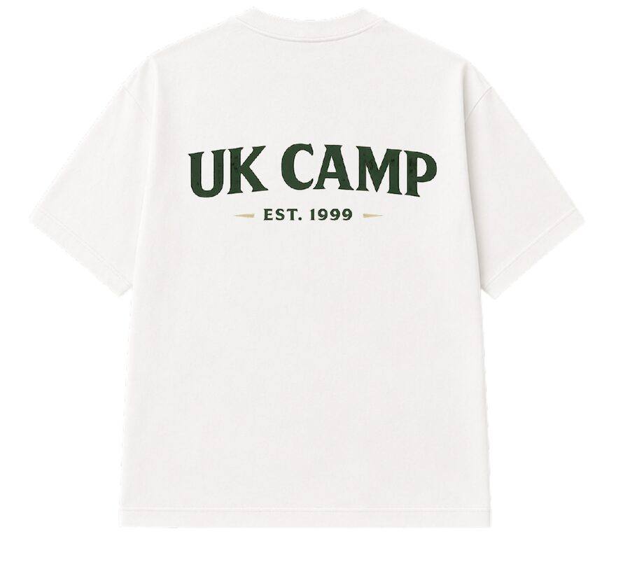 UK Camp — белая сзади EST.1999